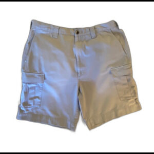 Mens Shorts Haggar Khaki Cargo  Size 34 Casual Summer Wear